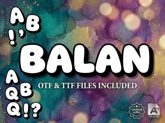 Balan: The Decorative Font That Makes Your Headlines Unforgettable