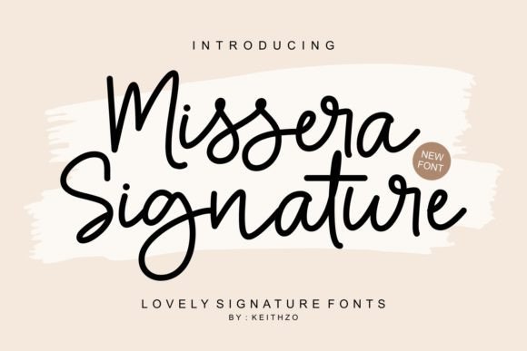 Designing with Charm: A Practical Guide to Using the Missera Signature Font