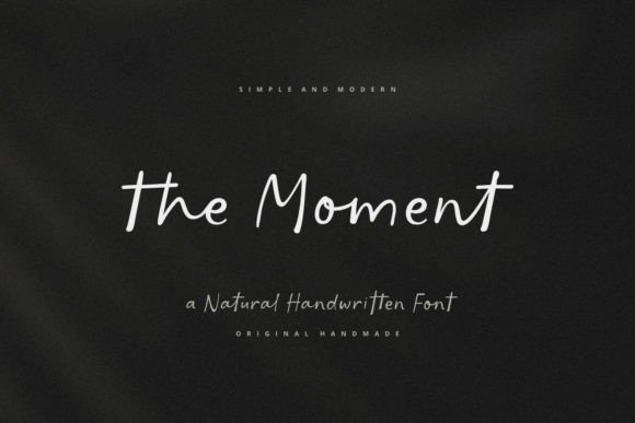 Discover The Moment: A Font for Your Most Creative Ideas