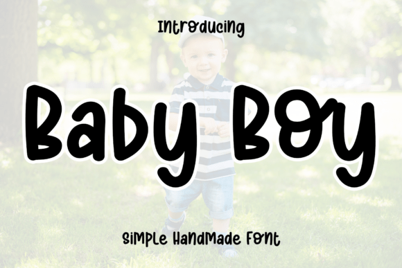 Discovering Baby Boy: The Elegant Handwritten Script Font