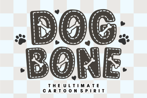 Dog Bone: A Playful Font for Pawsome Designs
