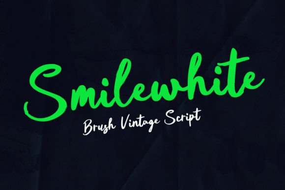 Evaluating the Smile White Brush Font for High-End Design Projects