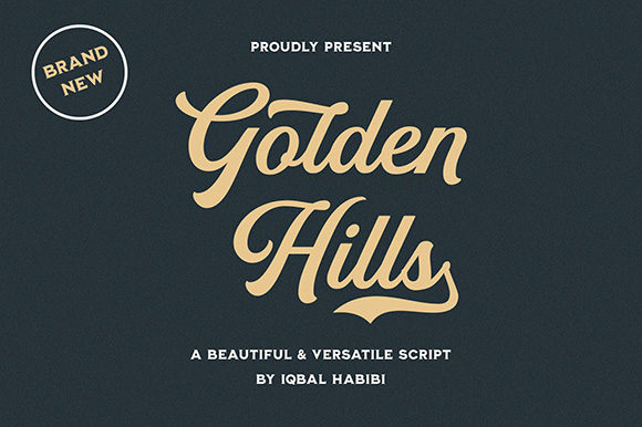 Golden Hills: Mastering the Art of the Modern Handwritten Font