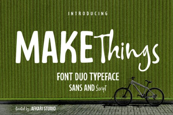 Make Things: The Font Duo That Actually Works Together