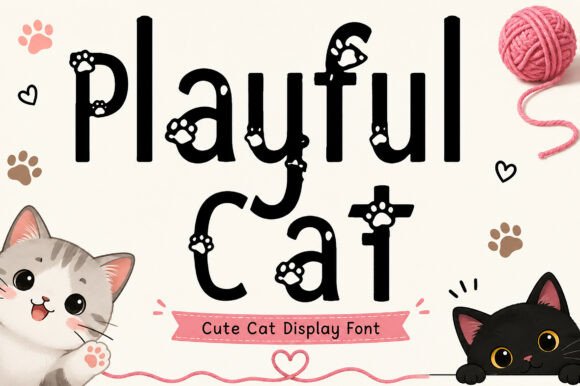 Playful Cat: A Charming Font for Creative Projects