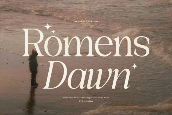 Romes Dawn: Mastering Typographic Harmony with a Retro Serif Duo