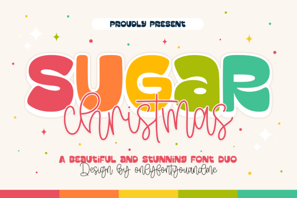 Sugar Christmas Duo: Crafting Festive Joy with Fonts That Feel Like a Celebration