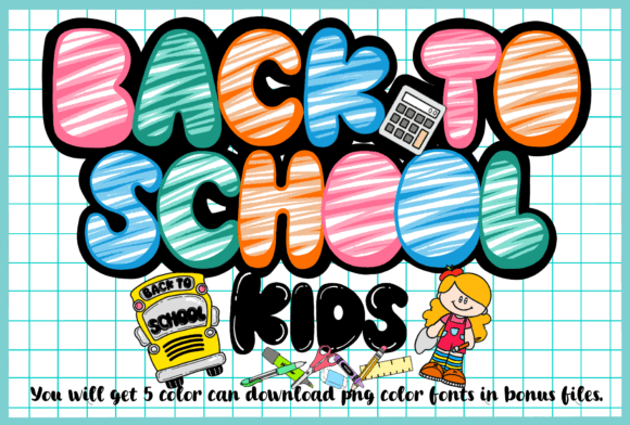 The Playful Power of the Black to School Kids Font