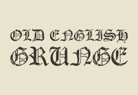 Unleashing Raw Character: The Power of Old English Grunge in Modern Design