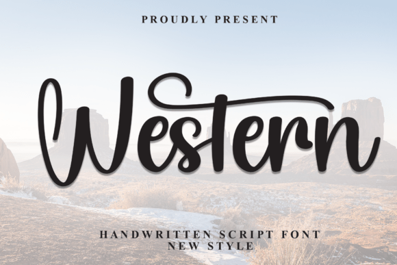 Western: Where Rustic Soul Meets Modern Elegance in Handwritten Design